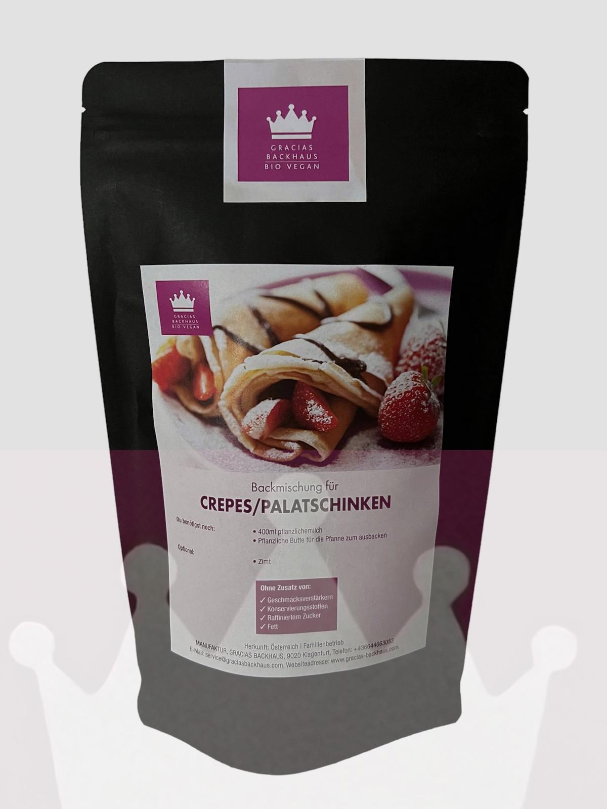 CREPES/PALATSCHNINKEN - BACKMISCHUNG BIO l VEGAN l LAKTOSEFREI