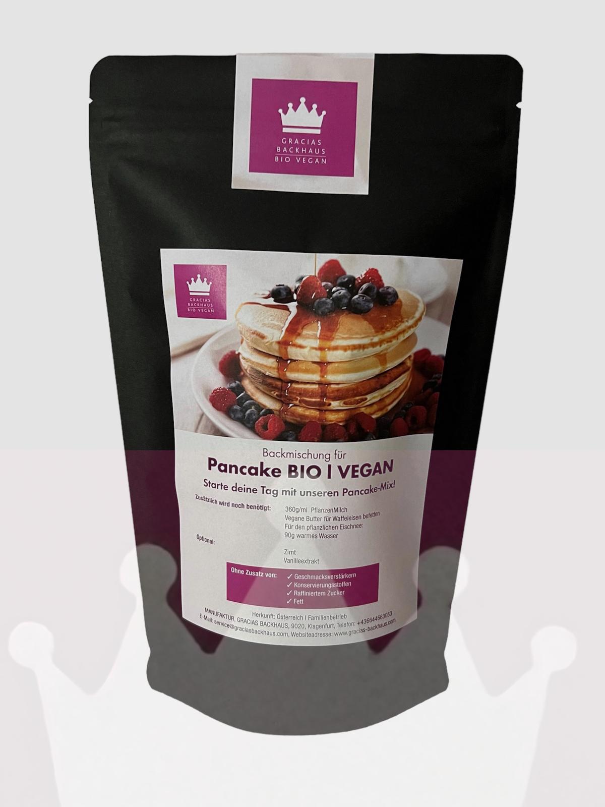 PANCAKE - BACKMISCHUNG BIO l VEGAN l LAKTOSEFREI
