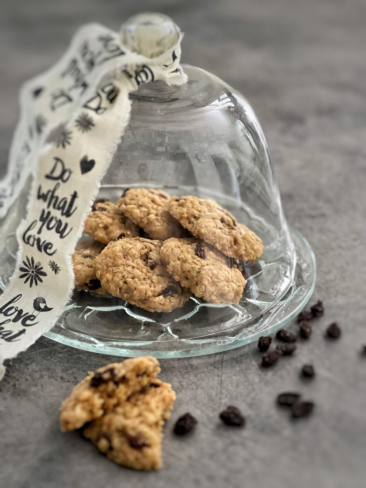HAFERCOOKIES MIT ROSINEN BIO l VEGAN l LAKTOSEFREI
