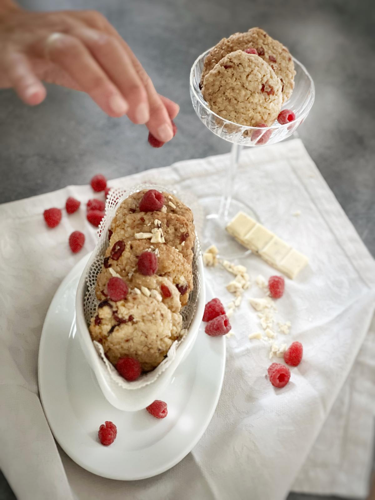 HIMBEER-SCHOKO-COOKIE | REIN PFLANZLICH (100% vegan)