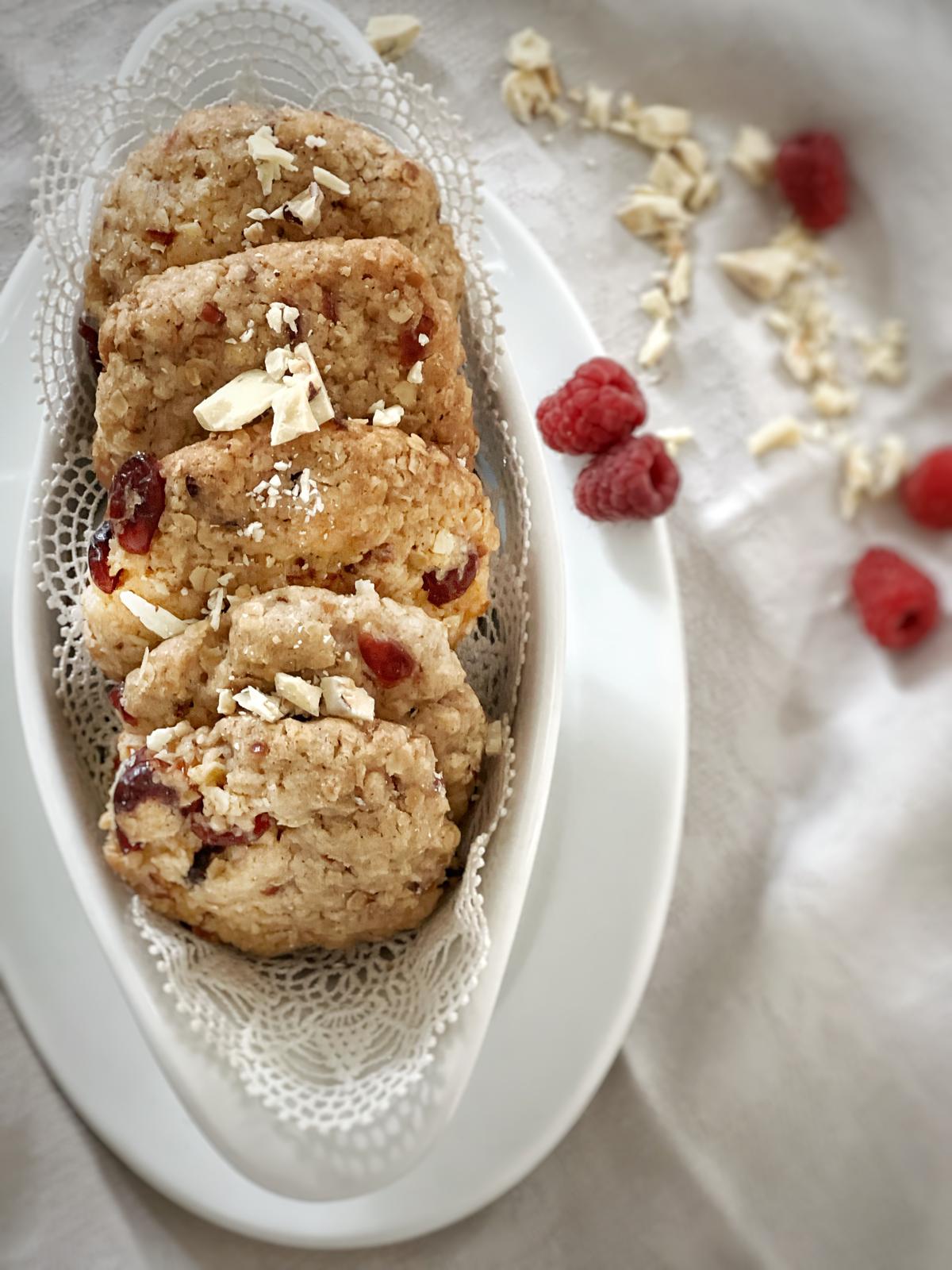 HIMBEER-SCHOKO-COOKIE | REIN PFLANZLICH (100% vegan)