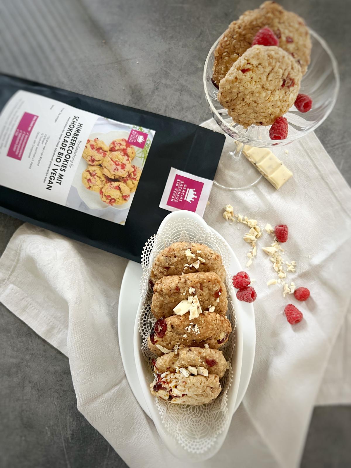 HIMBEER-SCHOKO-COOKIE | REIN PFLANZLICH (100% vegan)