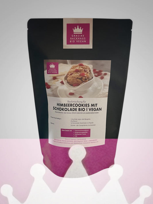 HIMBEER-SCHOKO-COOKIE | REIN PFLANZLICH (100% vegan)